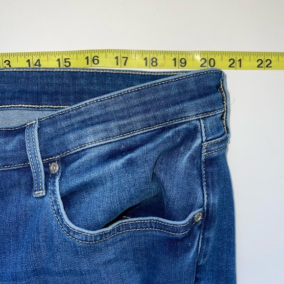 NYDJ Medium Wash High Rise Cuffed Cropped Girlfriend Jeans Size 16W - Picture 8 of 13